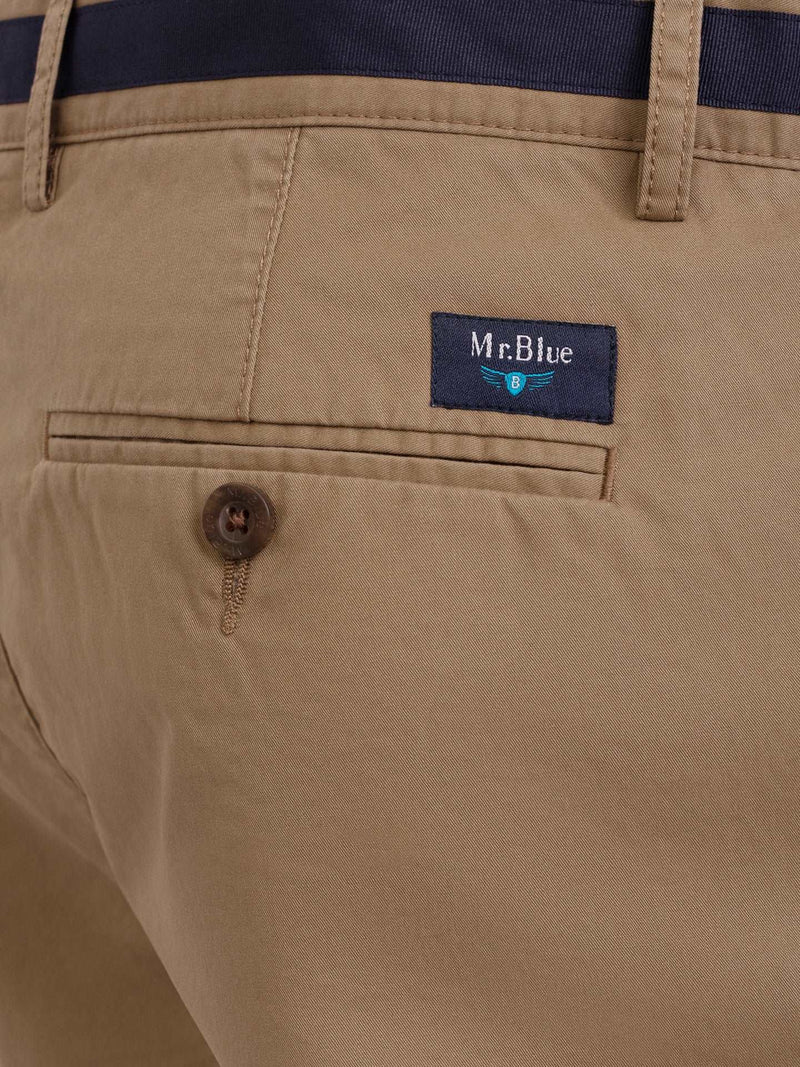 Calças Chino Camel regular fit