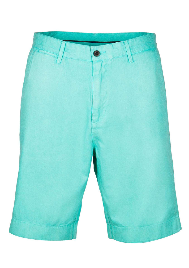 Bermudas Canvas lisas verde menta