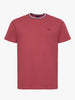 T-shirt Bordeaux Manga Curta Regular Fit