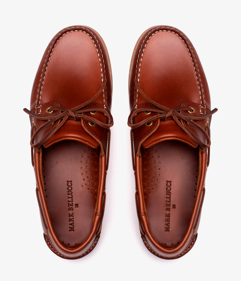 Chaussures marron en cuir Kinney