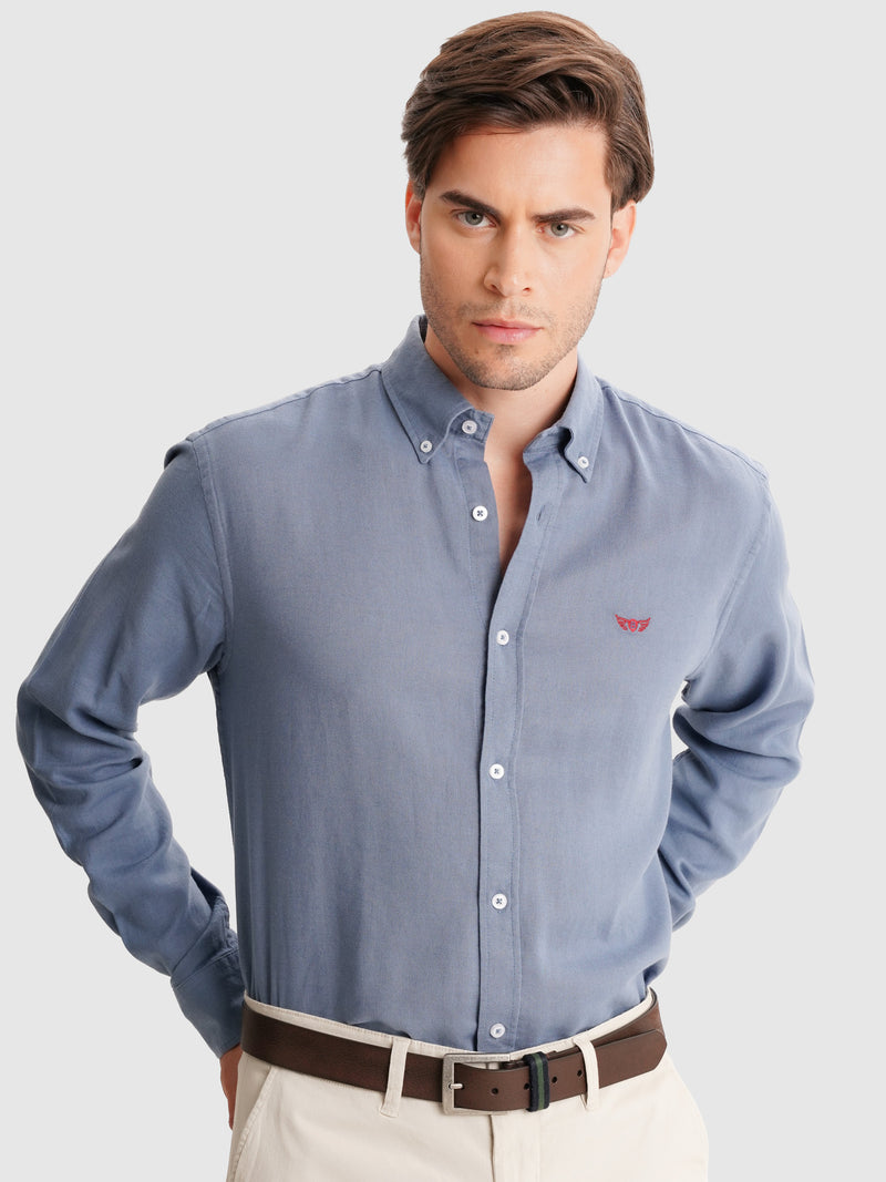 Camisas Linho Mr. Blue