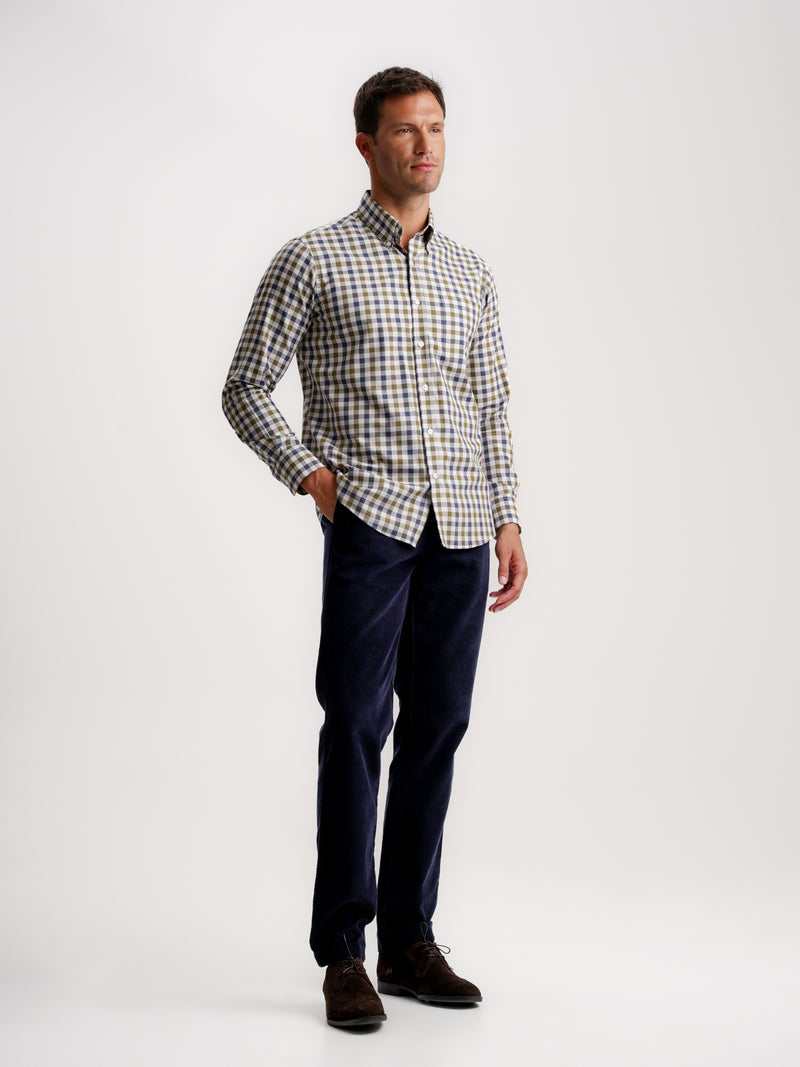 Regular Fit Blue Twill Shirt