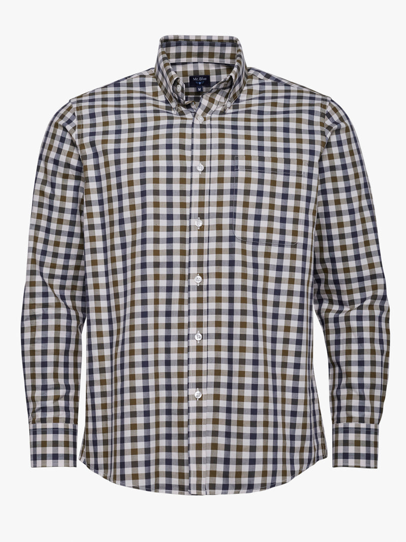 Regular Fit Blue Twill Shirt