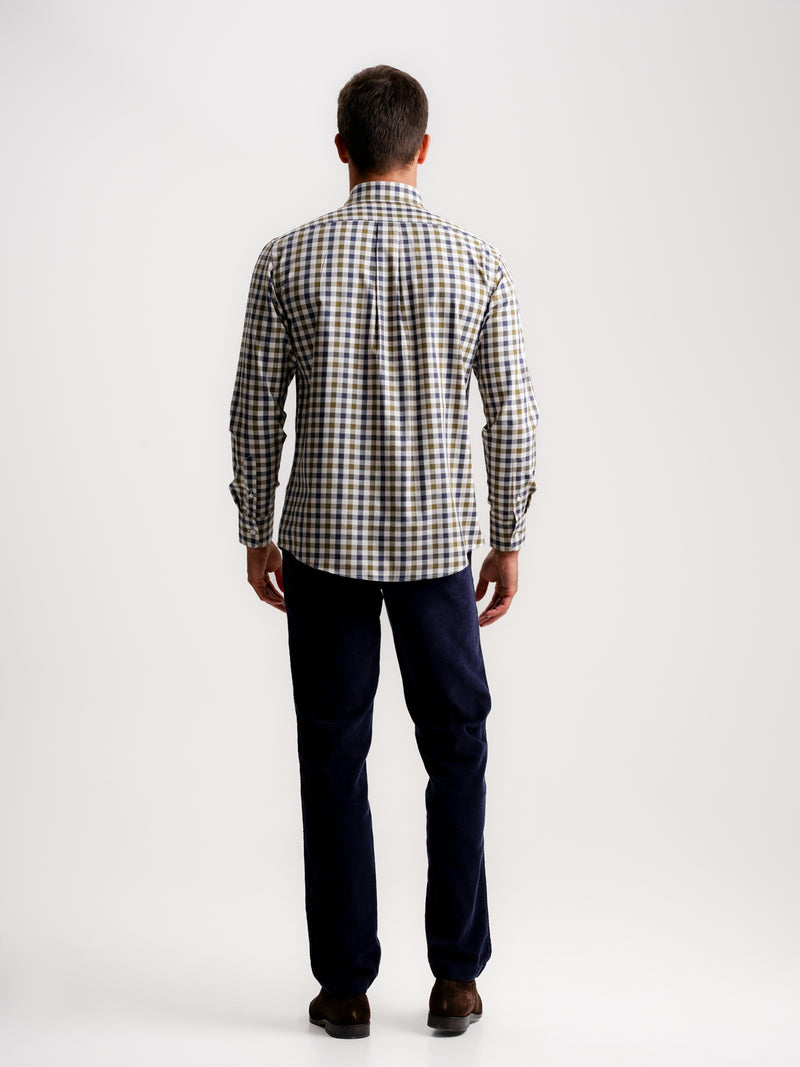 Regular Fit Blue Twill Shirt