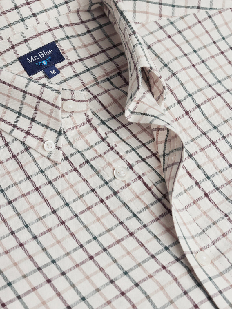 Chemise beige Vaiela coupe régulière