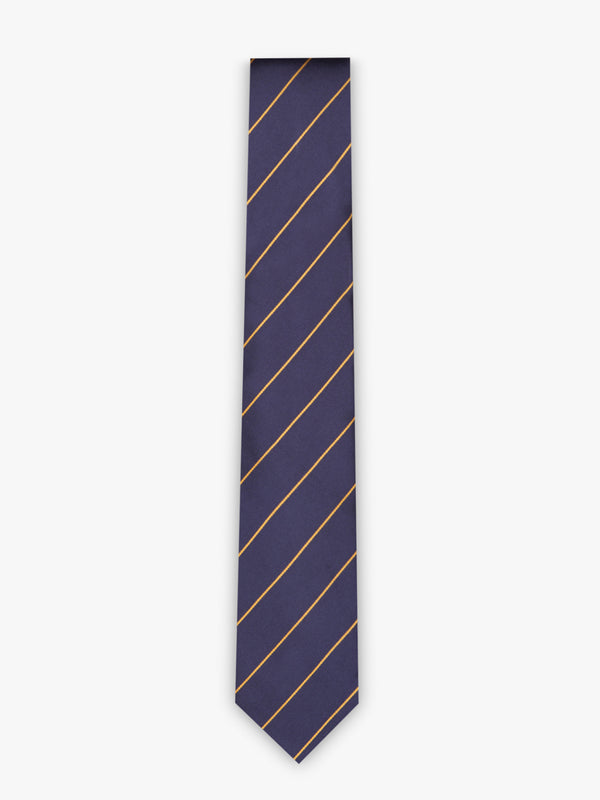 Blue thin stripes tie