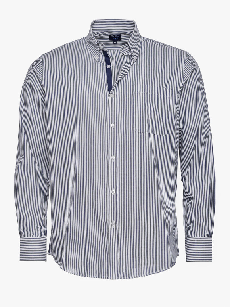 Camisa Regular Fit Twill Azul