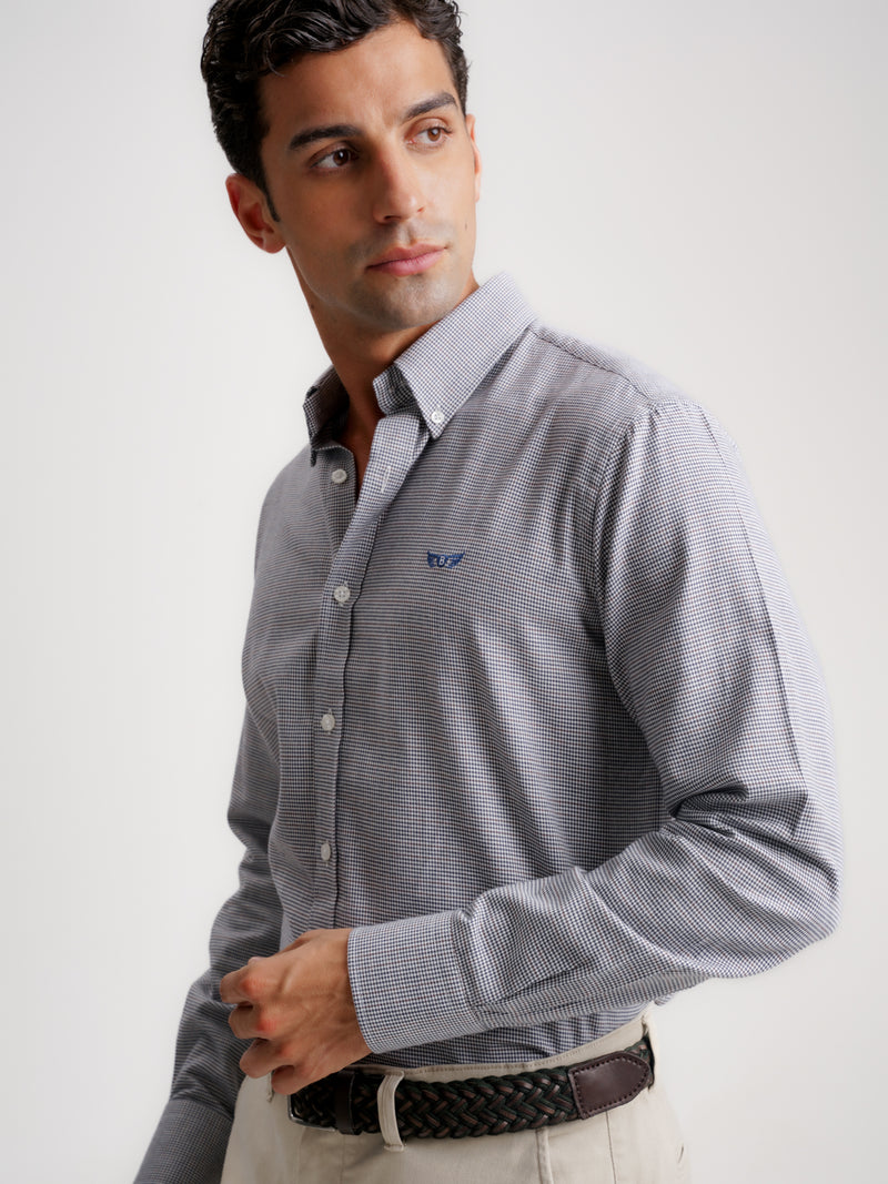 Camisa Regular Fit Vaiela Azul