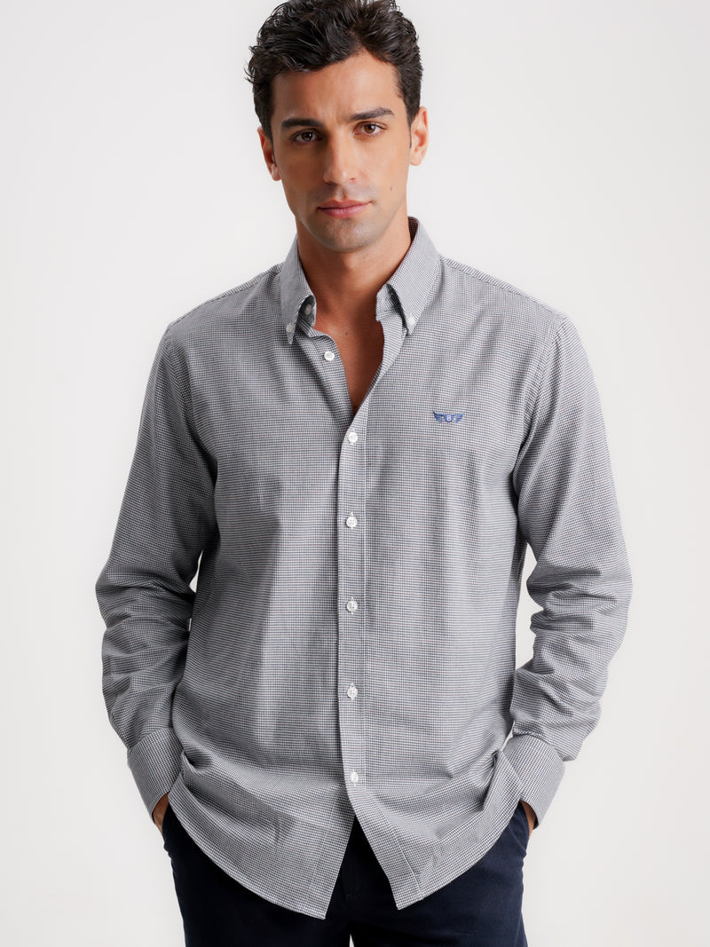 Camisa Regular Fit Vaiela Azul