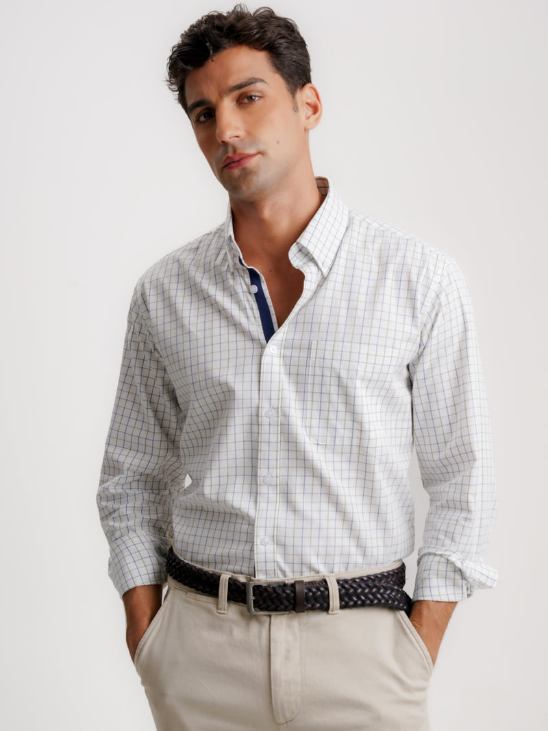 Camisa Regular Fit Twill Branca