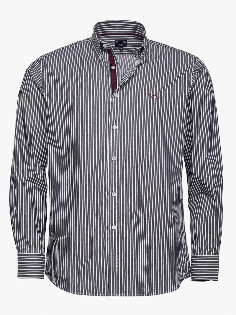 Regular Fit Oxford Shirt Grey