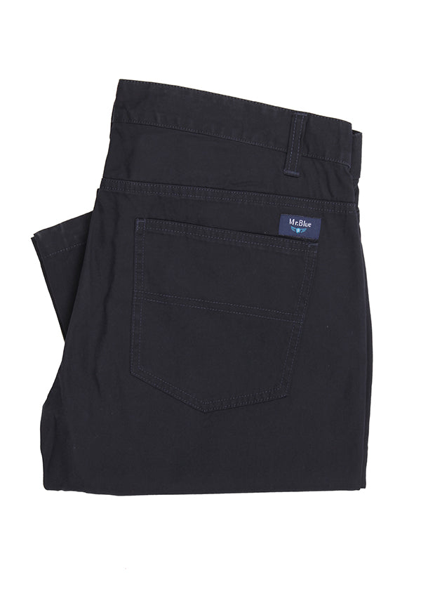 Pantalon uni 5 poches