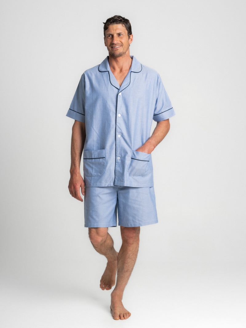 Pijama 100% Algodão Azul
