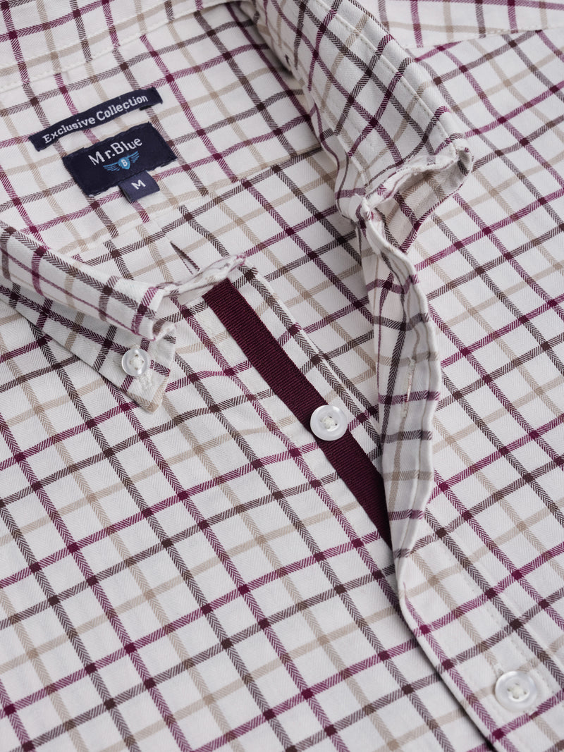 Camisa Regular Fit Vaiela Bege