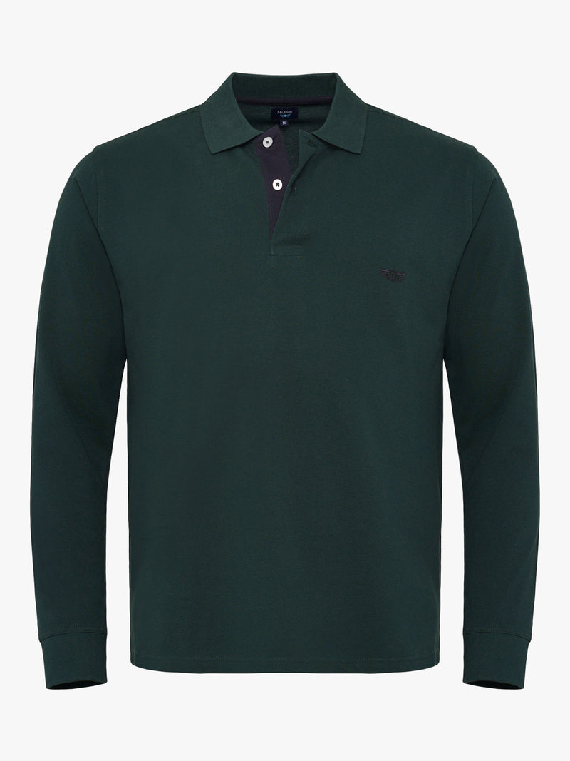 Polo Regular Fit Piquet Verde