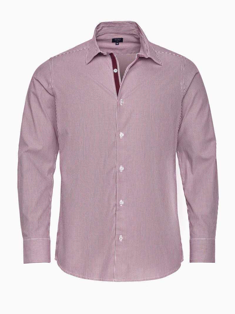 Chemise Oxford coupe slim rouge