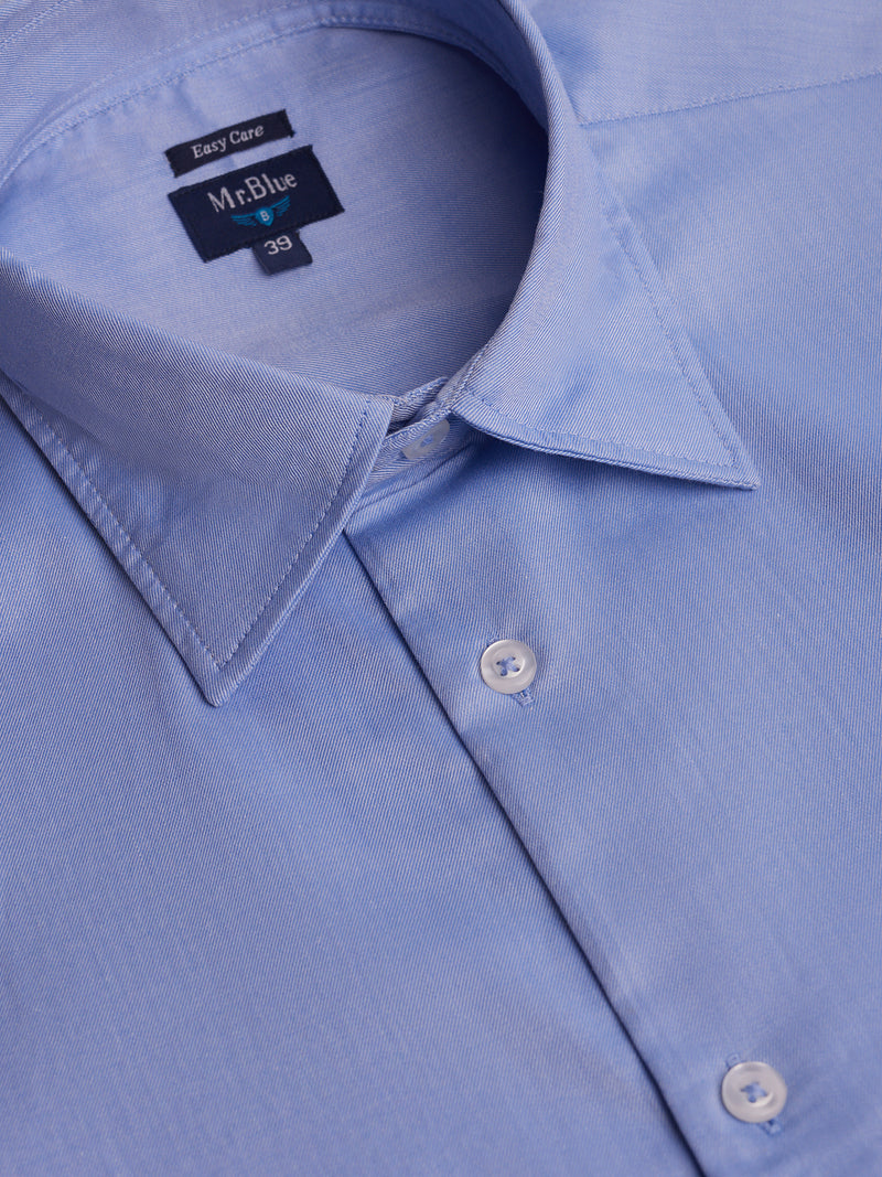 Camisa Classic Fit Twill Azul