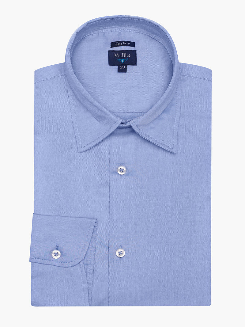 Camisa Classic Fit Twill Azul