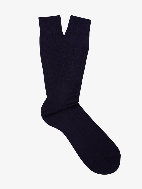 Socks 100% Cotton Dark Blue