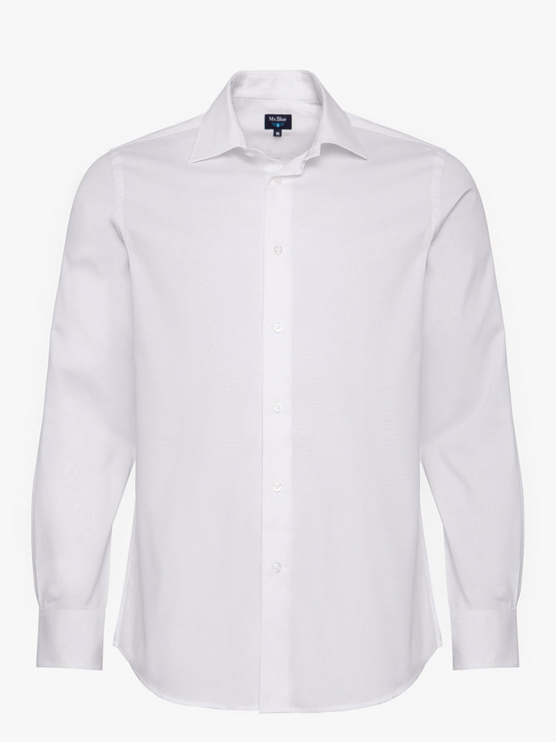 Camisa Slim Fit Oxford Blanca