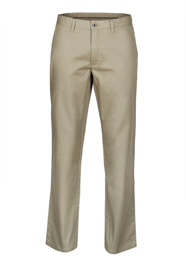 Calças Chinos lisas beige - Mr Blue