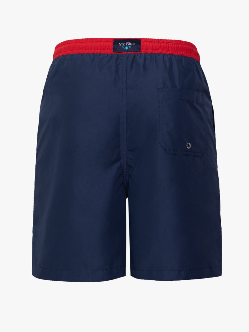Classic blue swim shorts