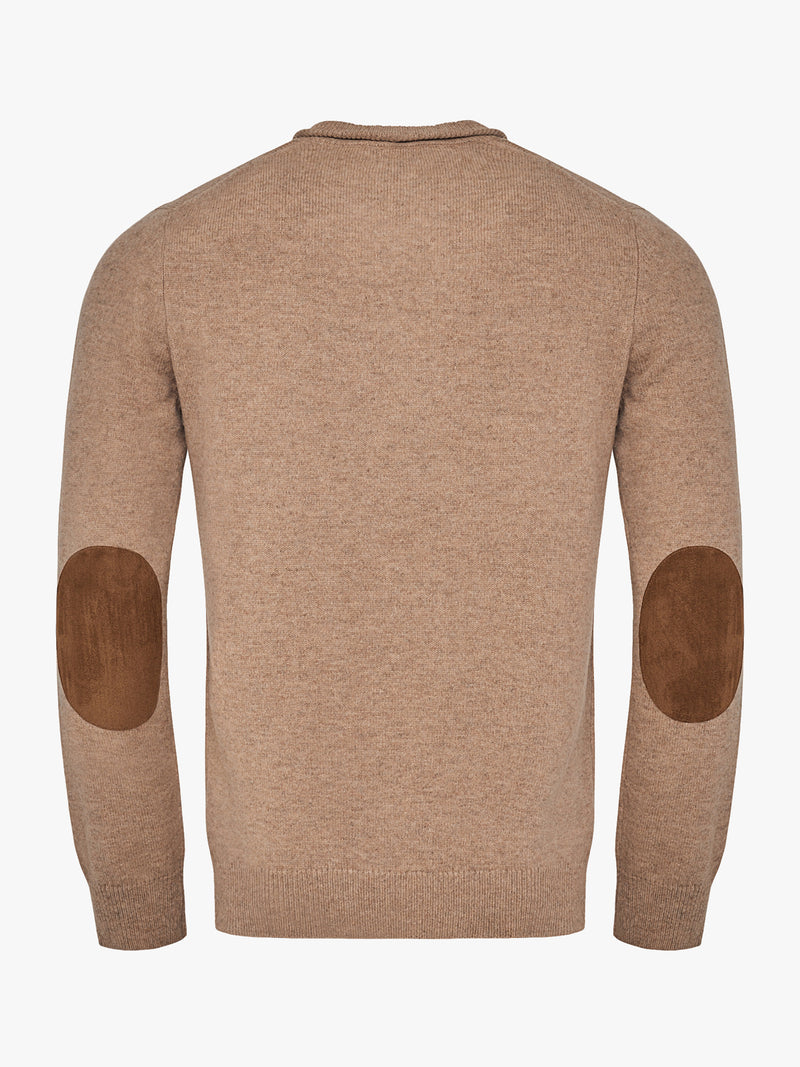 Beige Thick Wool Pullover