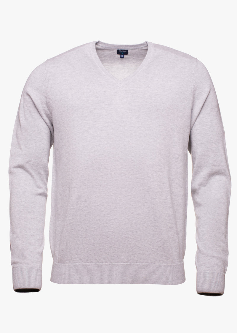 Pullover V-neck 100% cotton