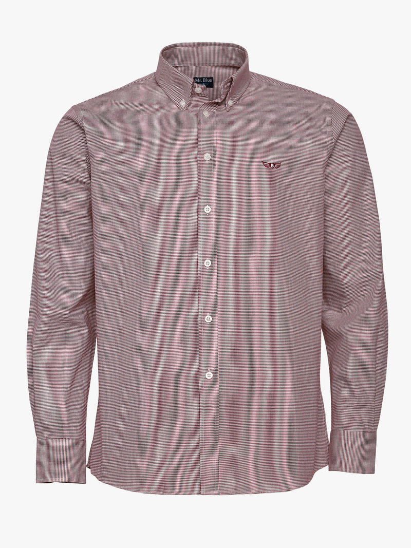 Camisa Regular Fit Vaiela Bordeaux