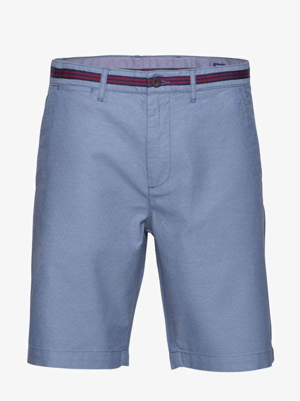 Light blue cotton Bermuda shorts