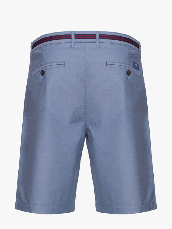 Light blue cotton Bermuda shorts