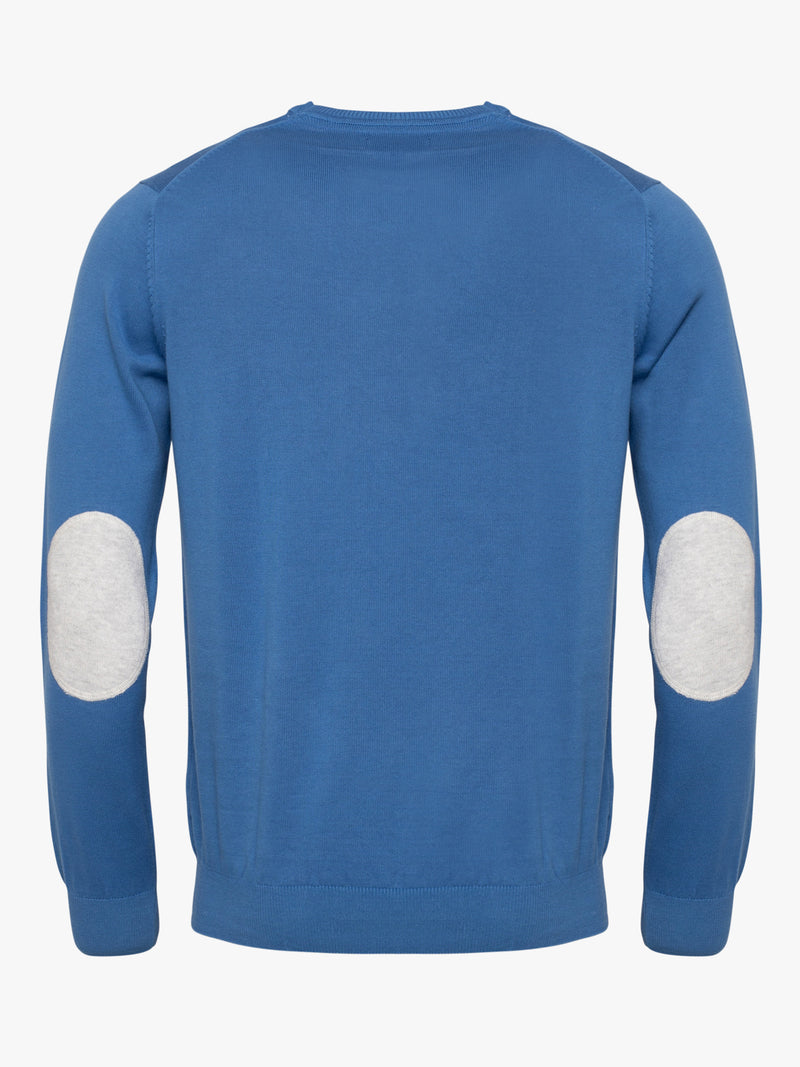 Pullover de Algodão azul médio