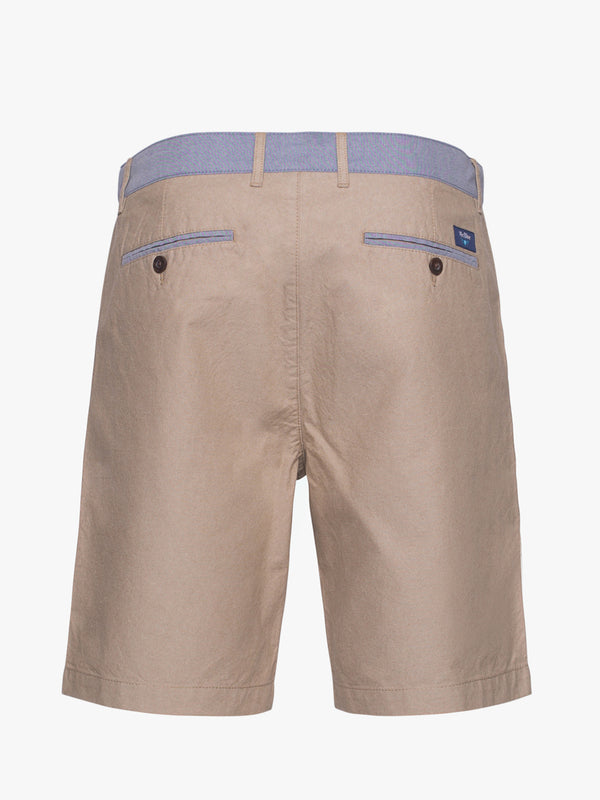 Bermudas camel en algodón