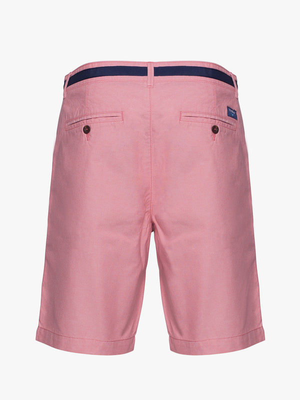 Bermudas de algodón rosa oscuro