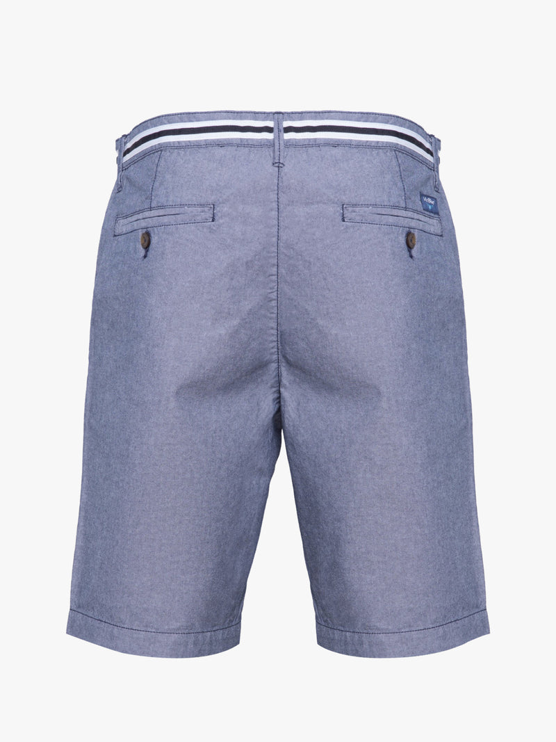 Bermudas de algodón azul