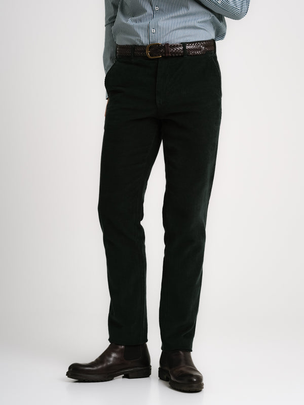 Pantalones Bombazine Regular Fit Verdes