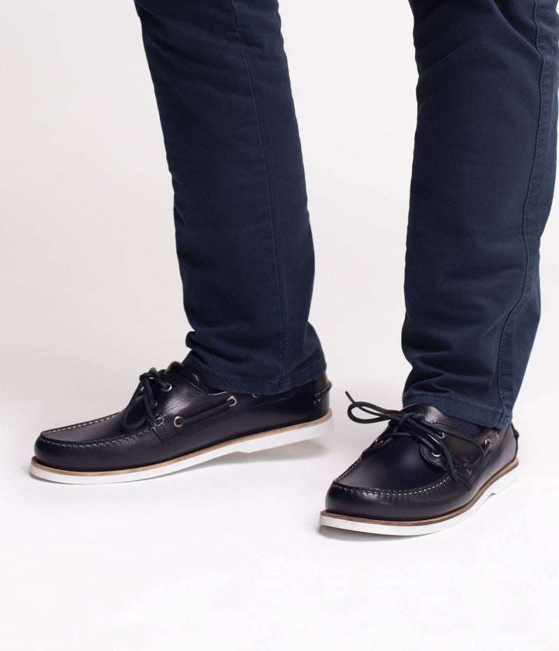 Zapatos Kinney Leather azul oscuro