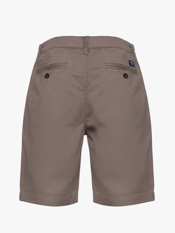 Bermuda shorts khaki in cotton