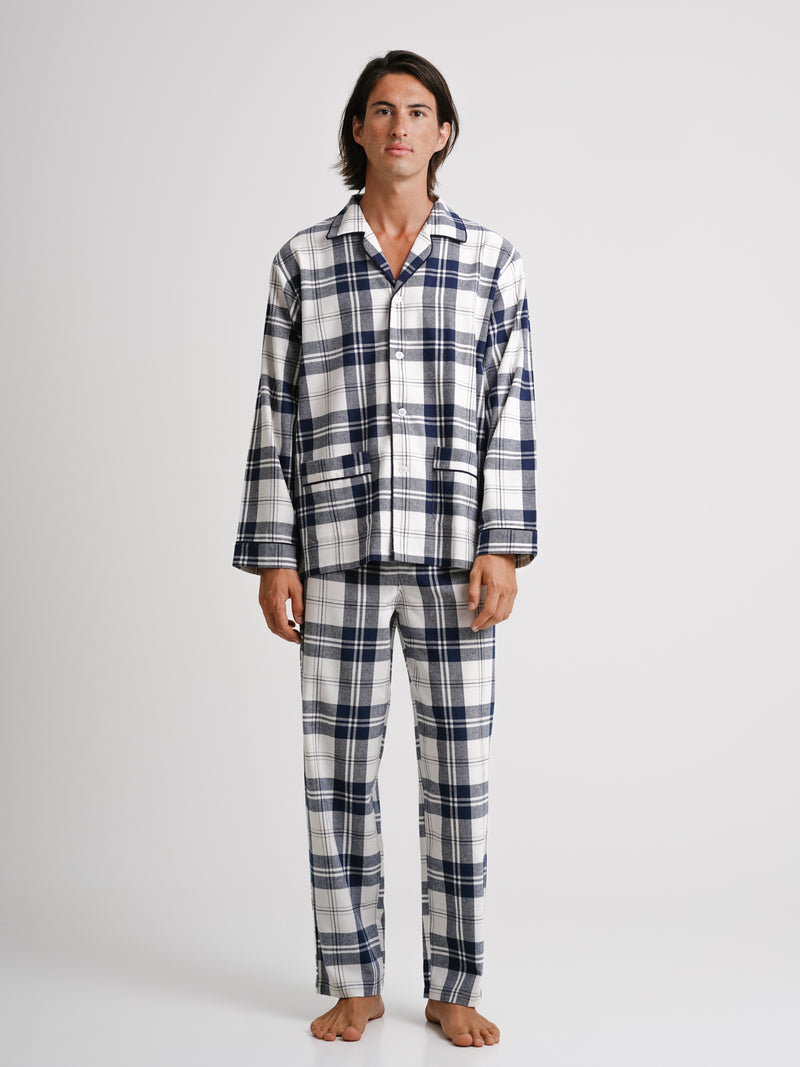 Pijama De Algodão Azul
