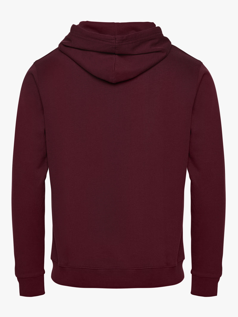 Hoodie Bordeaux Com Logo