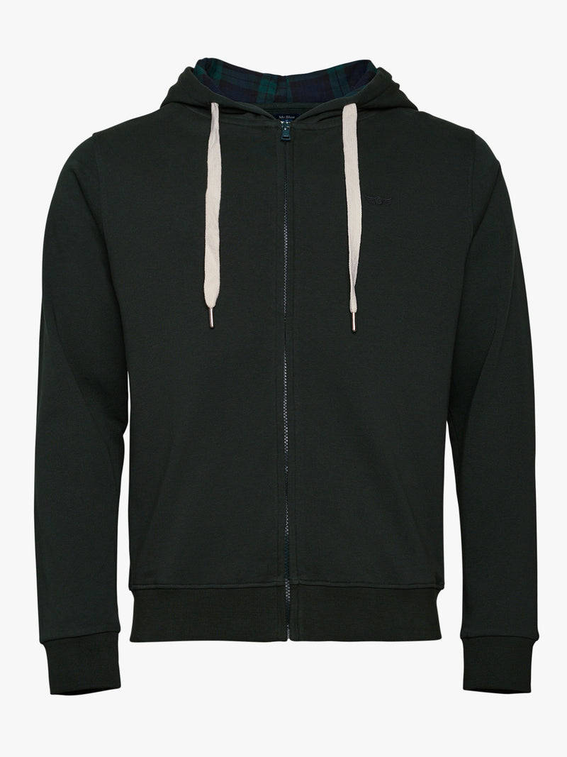 Hoodie Verde Com Logo