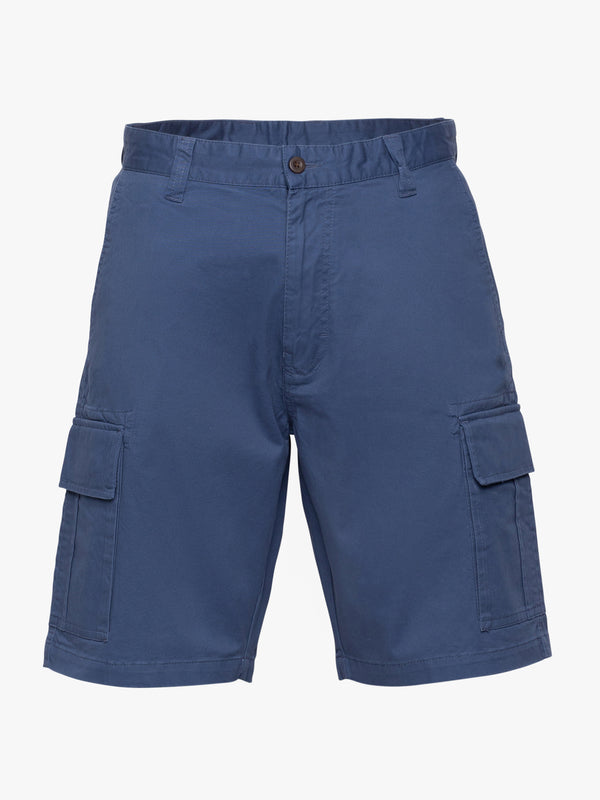 Short cargo bleu avec poches