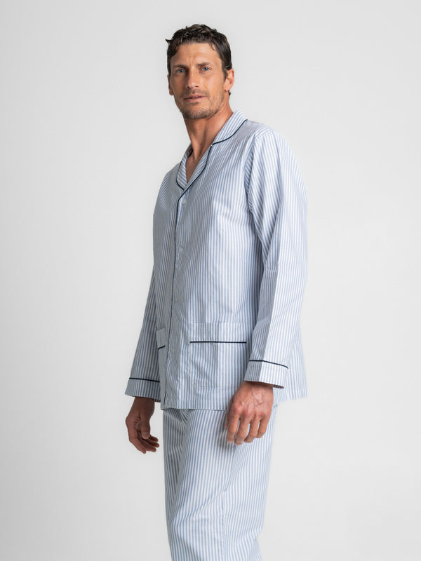 Pijama Algodón Gris
