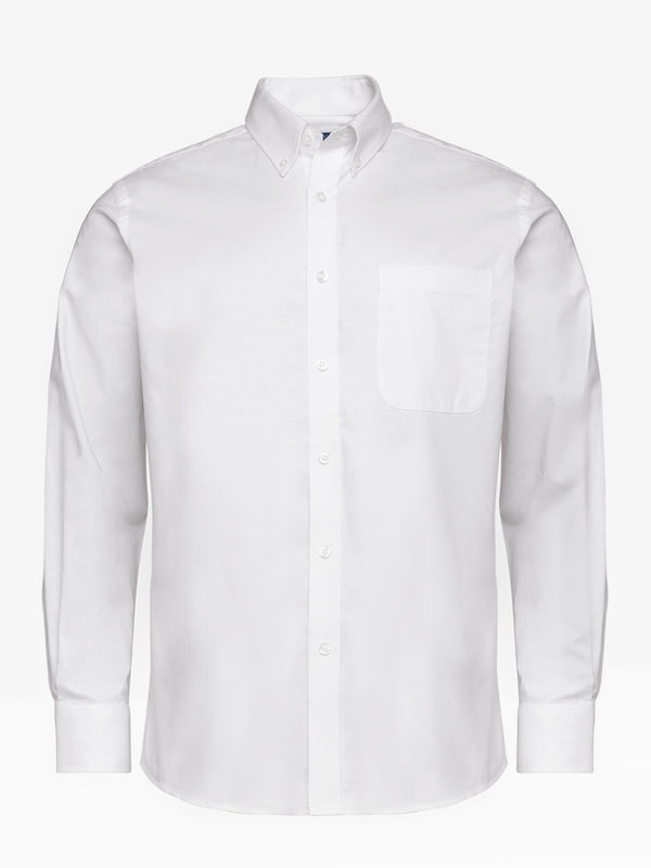 Camisa algodão branco com bolso
