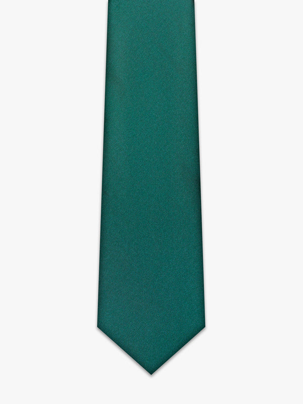 Green silk gravata
