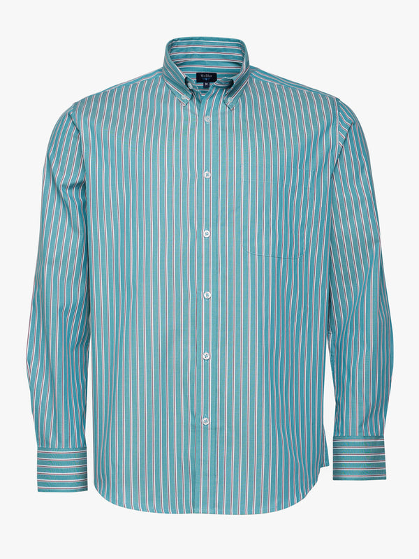 Chemise verte Oxford coupe classique