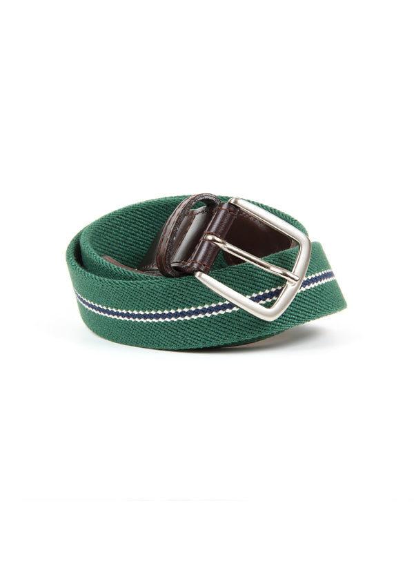 Dark green blue Elastic Belts