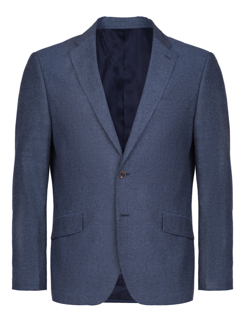 Medium blue oxford blazer