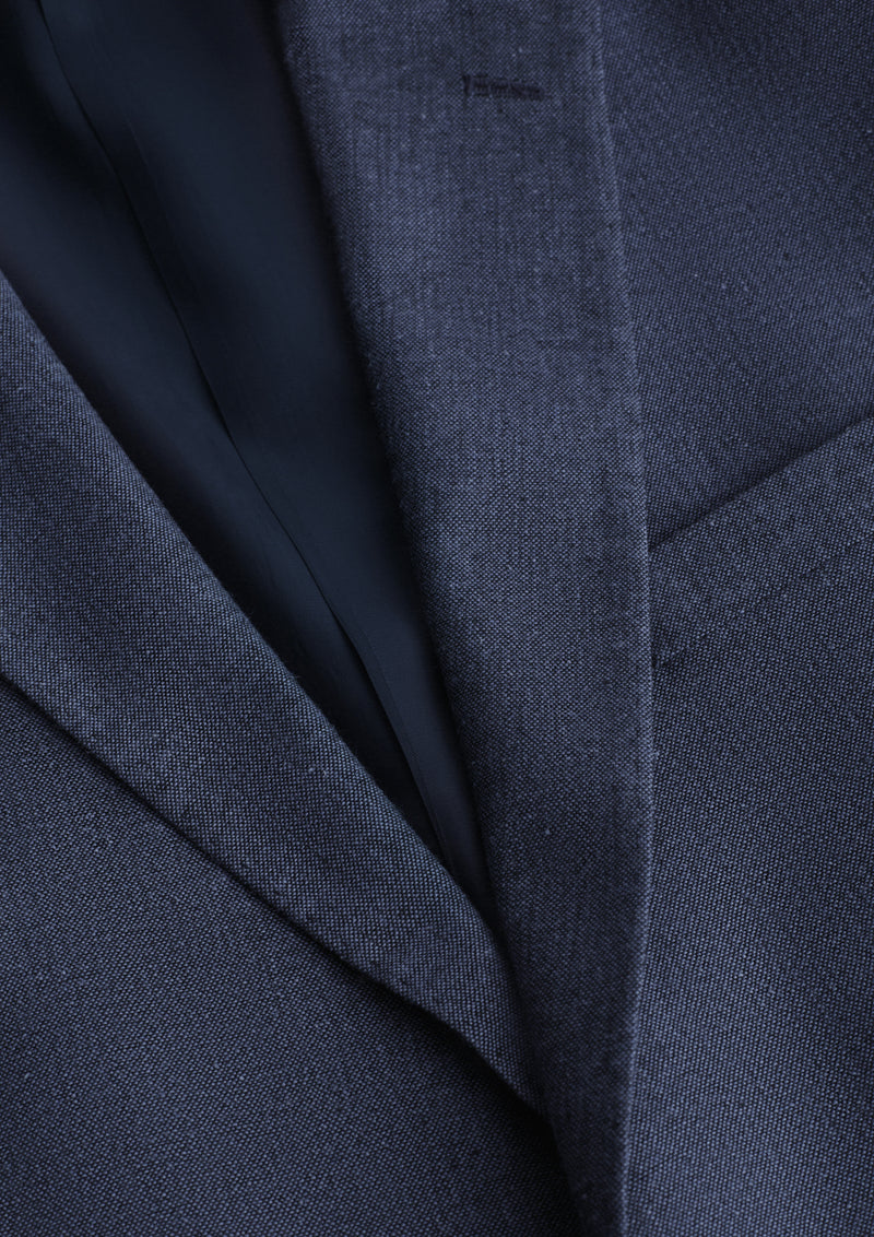 Medium blue oxford blazer