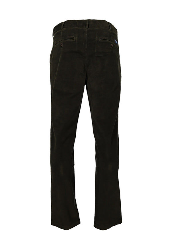 REGULAR FIT CORDUROY PANTS WITH ELASTANE